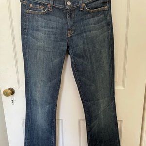 7 for all mankind bootcut jeans size 27